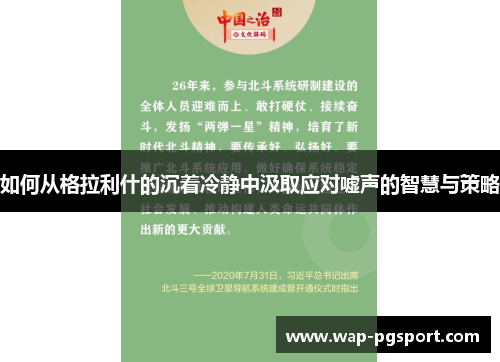 如何从格拉利什的沉着冷静中汲取应对嘘声的智慧与策略